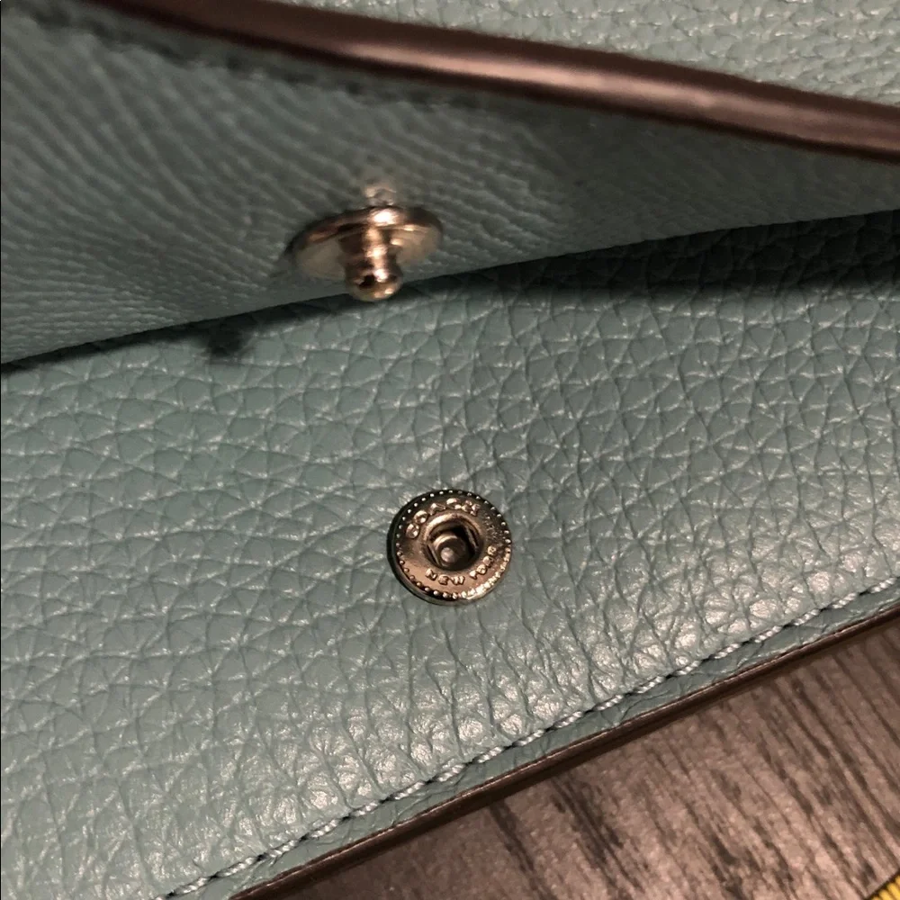 Coach Blue Leather Crossbody Bag - Picture 10 of 10